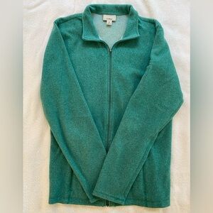 L.L Bean Teal Zip-Up Sport Jacket